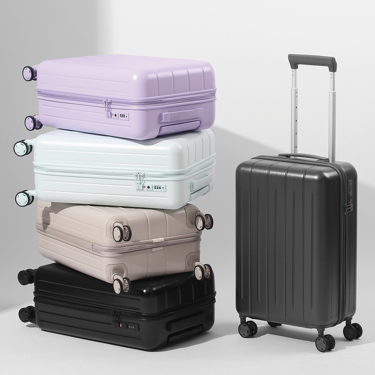 20 İnç PC Sert Kabuklu Valiz,  - Spinner Wheel Rolling Suitcase 20 Inch incelemesi ve fiyatı
