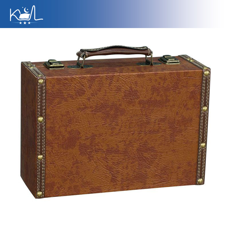 Vintage Kahverengi Dekoratif B - Retro Vintage Trunk Suitcase incelemesi ve fiyatı