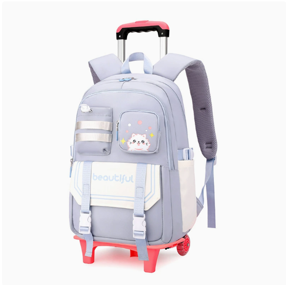 Çocuklar için okul sırt çantas - Foldable Rolling Luggage Bag incelemesi ve fiyatı